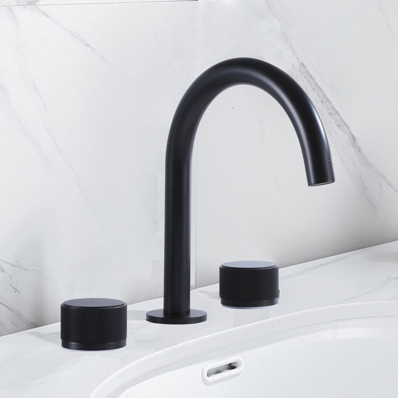 Robinet de salle de bain à large entraxe