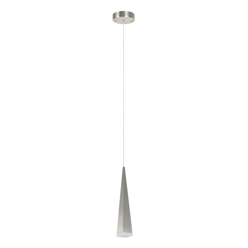 Luminaire suspendu conique à 1 lumière, Noir