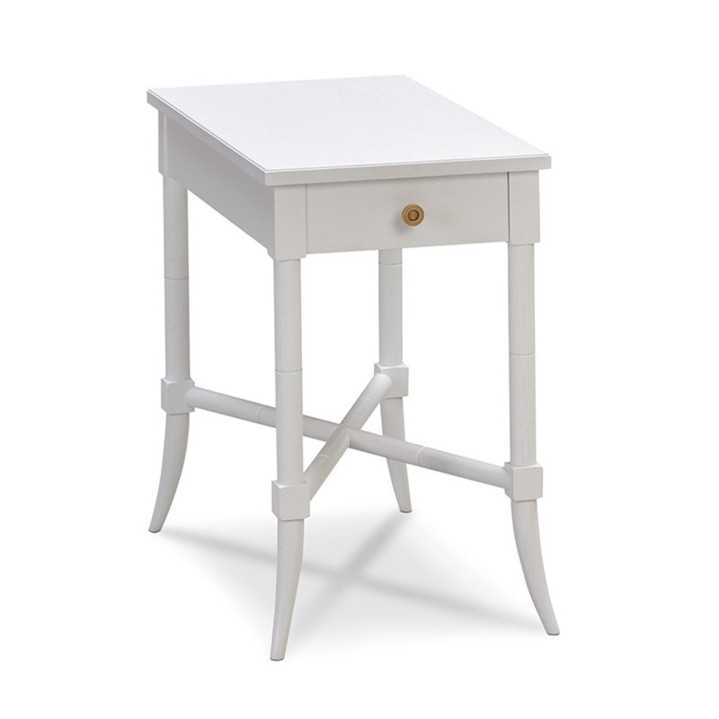 Tradd End Table, Alabaster