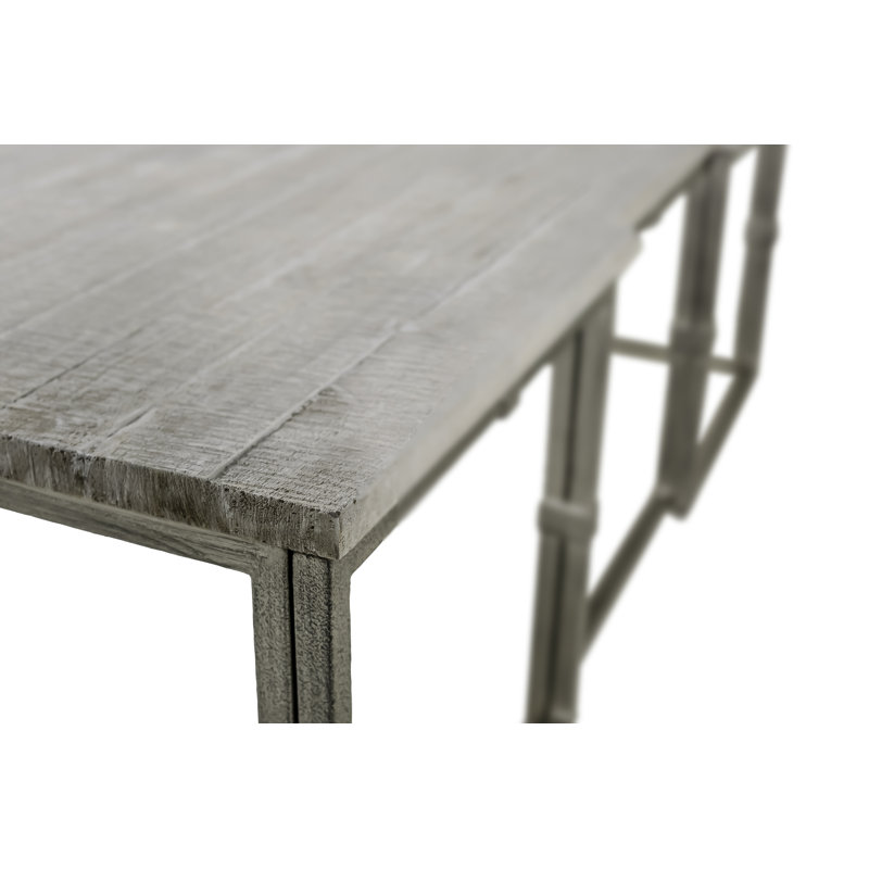 Stevens Coffee Table, Brushed Silver