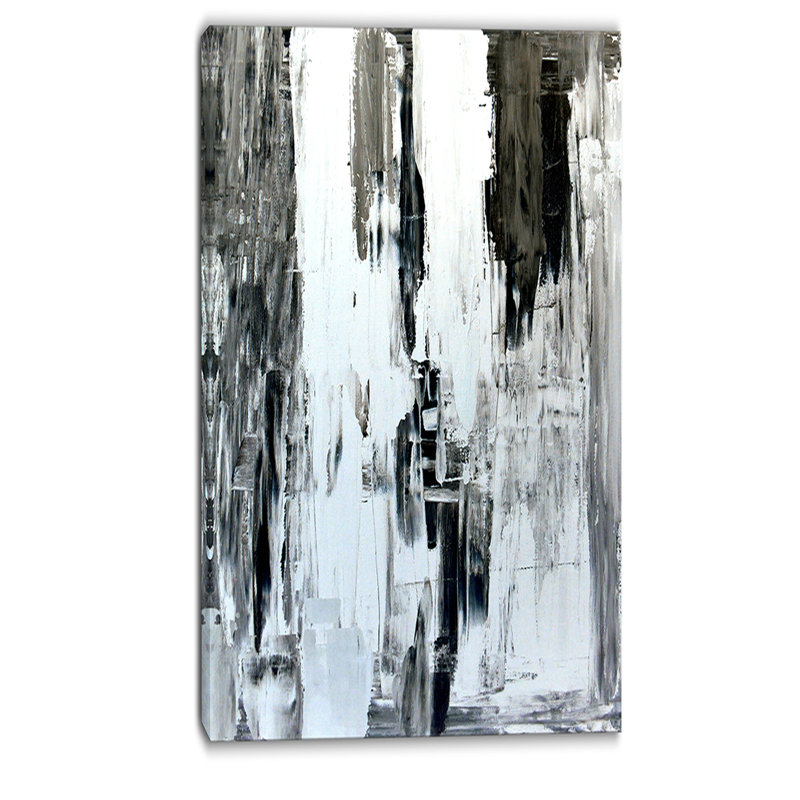 Peinture, peinture abstraite, impression , H 32 po x l 16 po, Toile tendue