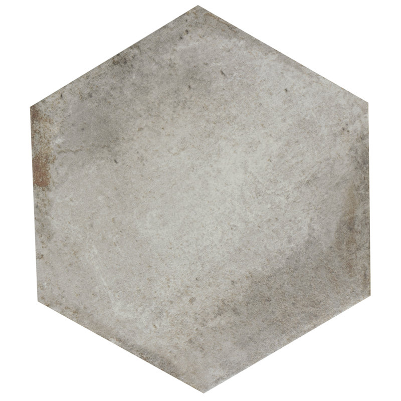 D'Anticatto 11" x 13" Porcelain Stone Look Wall & Floor Tile, Grigio