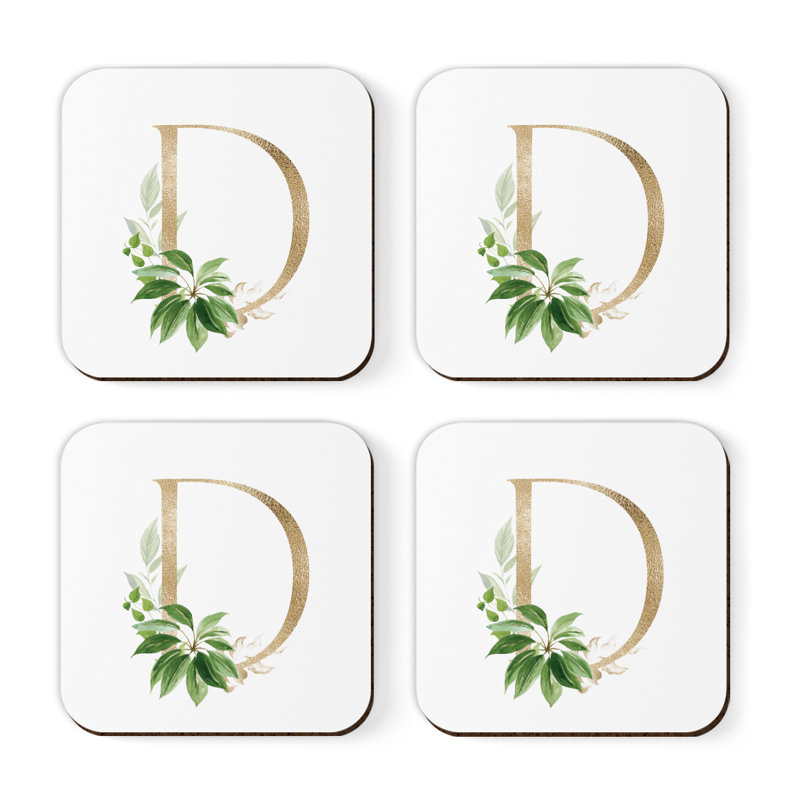 Sous-verre à monogramme Exotic, D