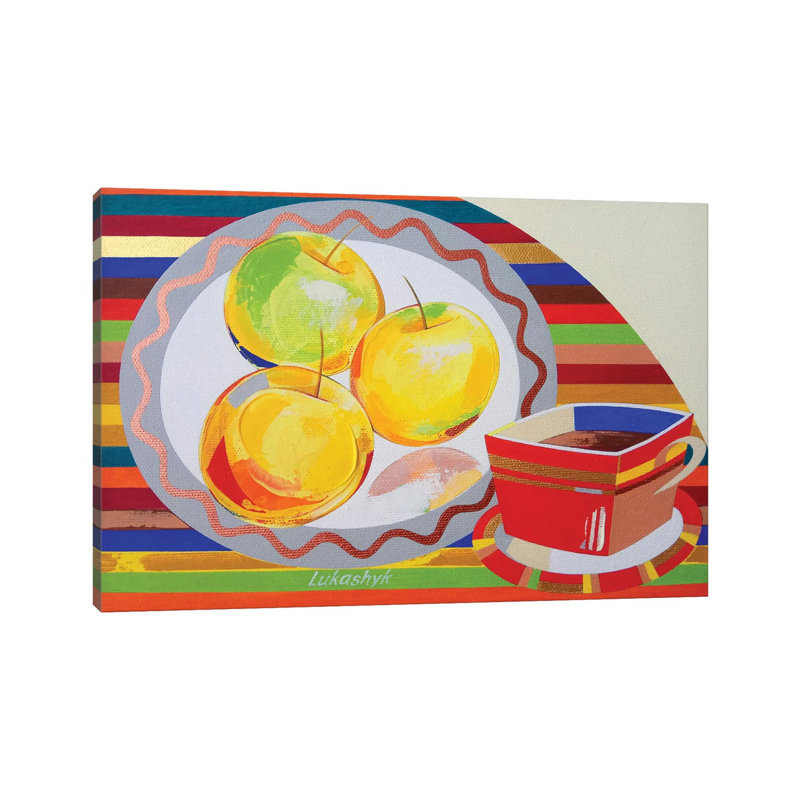 Breakfast by Neli Lukashyk - Wrapped Canvas Print