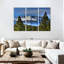 Ensemble de 3 pièces sur toile Lake Tahoe Sierra-1093932377