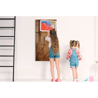 Magnetic Memo Board Whiteboard - 60 x 120 cm - With Marker and Magnets - Colorful powder