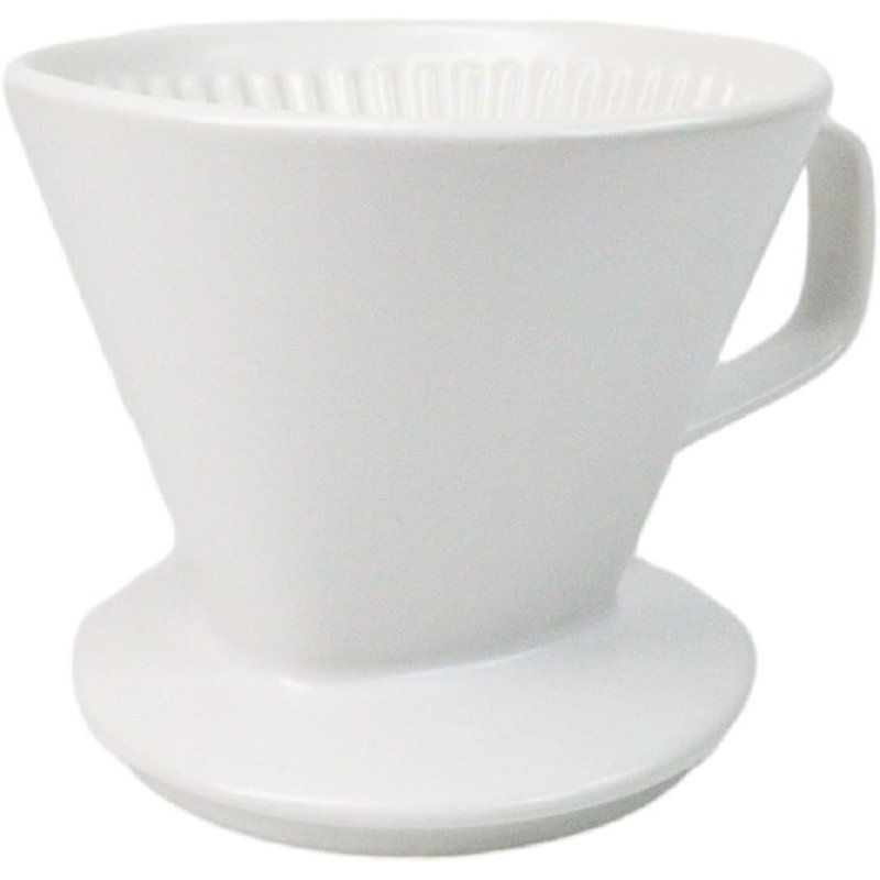 Machine à café blanche en porcelaine blanche
