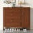 Walnut Aluminum Shoe Storage