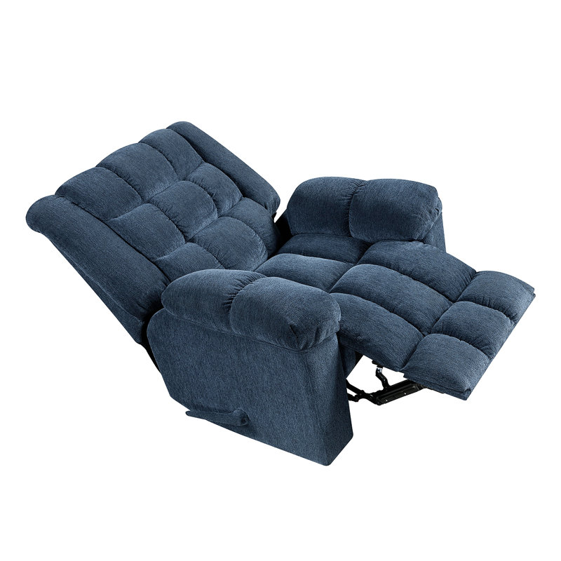 Fauteuil inclinable en chenille 1pc, Bleu