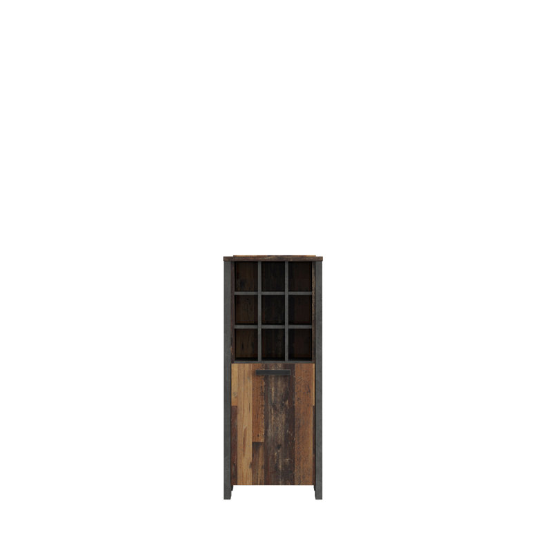 Lanham Mercury Row Bar Counter with Manufactured Wood Outer Material
