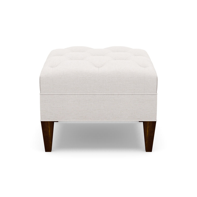 Square Ottoman, Walnut, 9637-80