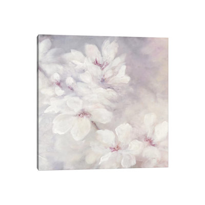 Cherry Blossoms, Square by Julia Purinton - Wrapped Canvas Painting
