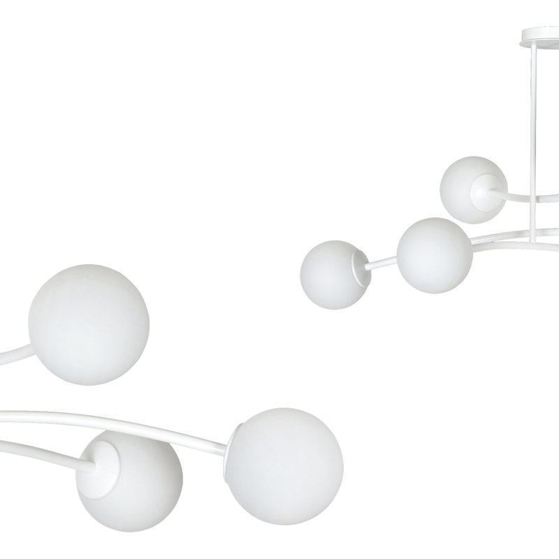 Galewood 6 - Light Sputnik Pendant, White