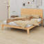 Lit plateforme Mid-Century moderne en bois avec support à lattes-365092729-365092725