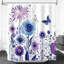 Rideau de douche 1 pièce Floral