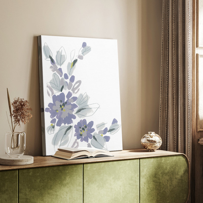 Periwinkle Patch III - galerie sur mesure, H 36 po x l 24 po