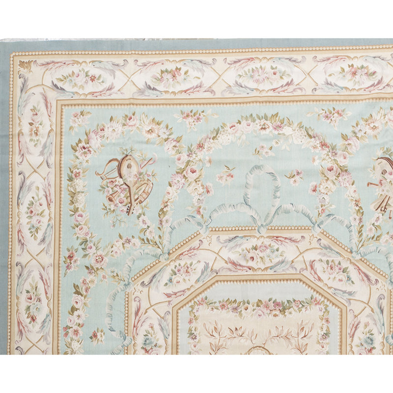Aubusson Renaissance Wool Oriental Area Rug