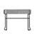 39" Mirrored Makeup Vanity Table With Stainless Steel Base, Mirrored Console Dressing Table With 2 Drawers,Versatile Desk For Bedroom And Office-168438321