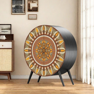 43-inch Two-door round sideboard