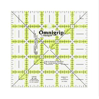 Omnigrid Non-Slip Square Quilting Rulers Combo Pack