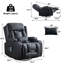 Fauteuil à bascule pivotant avec massage et chaleur Ashwanth-86928547-97628215