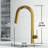 Hart 18" H 1-handle Pull-Down Kitchen Faucet-62796184