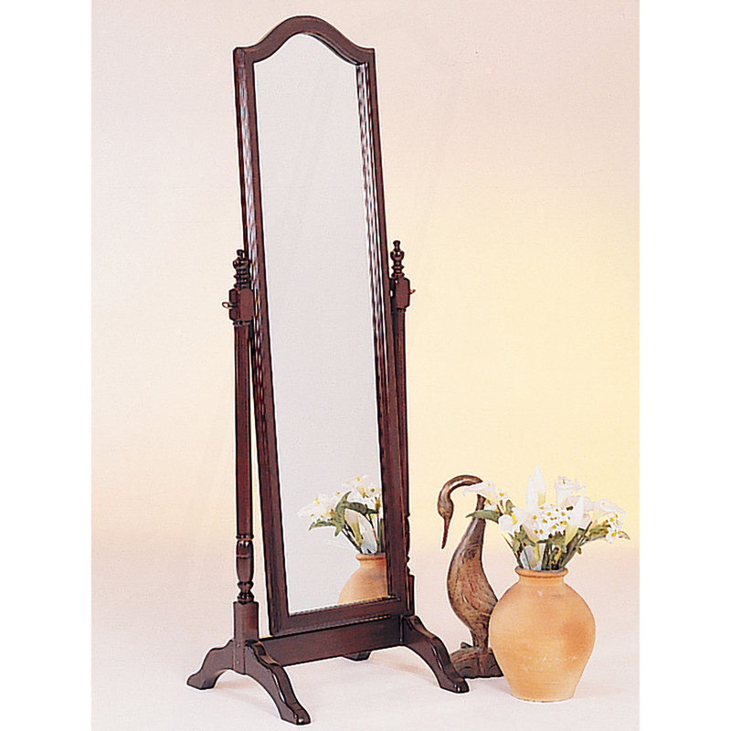 Wood Adjustable Full Length Cheval Mirror