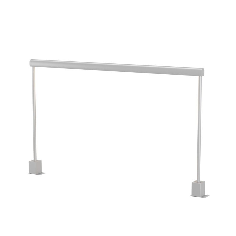 Sobre LED Desk Table Lamp, Silver, 19.38" H x 36" W x 1.26" D