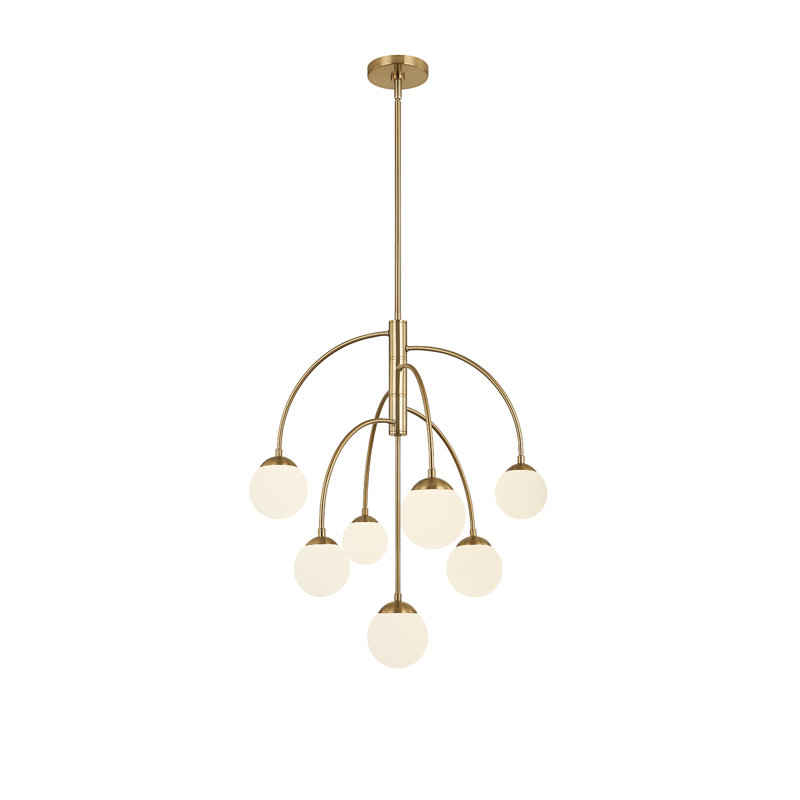 Fusion - Noho Chandelier - 7-Light - 25"W x 28.25"H, 25"W x 28.25"H
