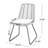 DEJA CHAIR,2PCS With 2 Cushions,Gray
