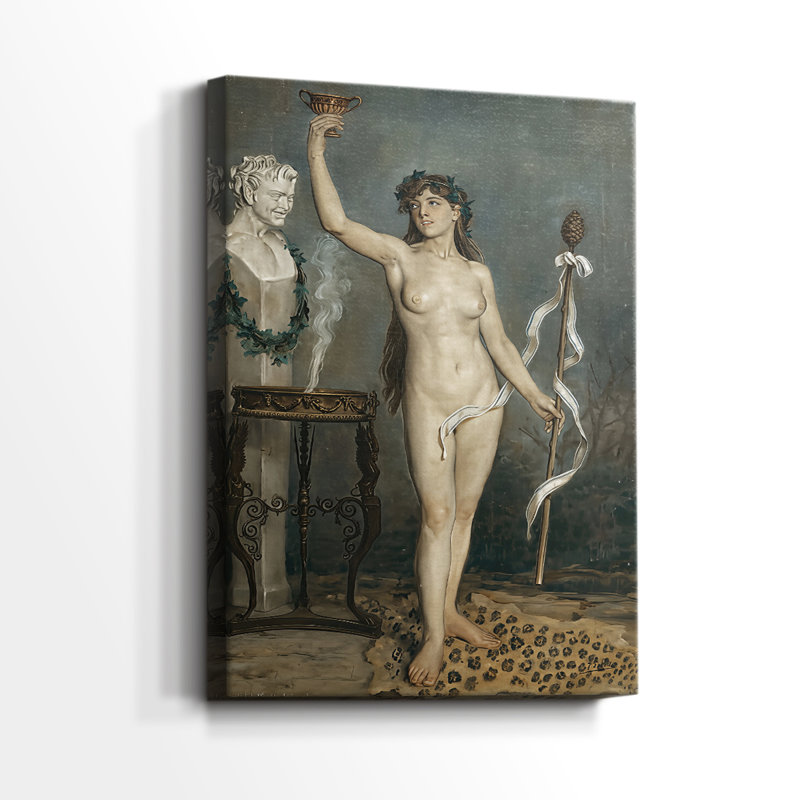Bacchante - toile tendue par Joaquin Sorolla y Bastida, 18 x 27