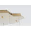 Lustre rectangulaire unique à 9 lumières DEL