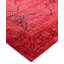 Overdyed Hand-Knotted Wool Modern-Contemporary Pink Area Rug 3' 1" x 5' 0"