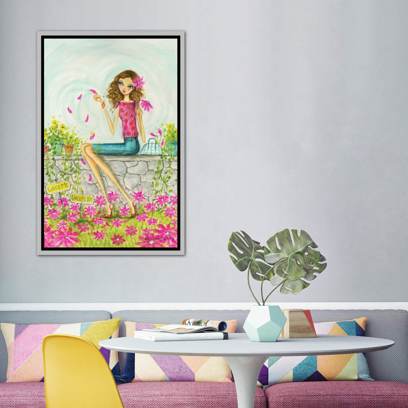 Printemps à Summerside # 4, art, H 60 po x l 40po x P 1,5 po, Toile avec cadre argenté