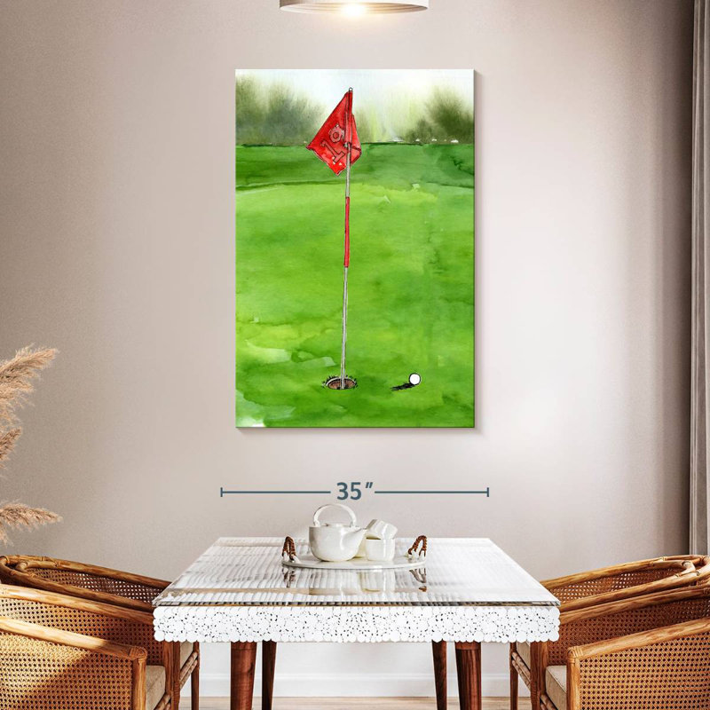 Sireci Tee Off Time I, 48" H x 32" W