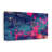 Blue Magenta Abstract Canvas Print-1374365365