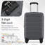 Valise de transport rigide en ABS 20 po-129384294