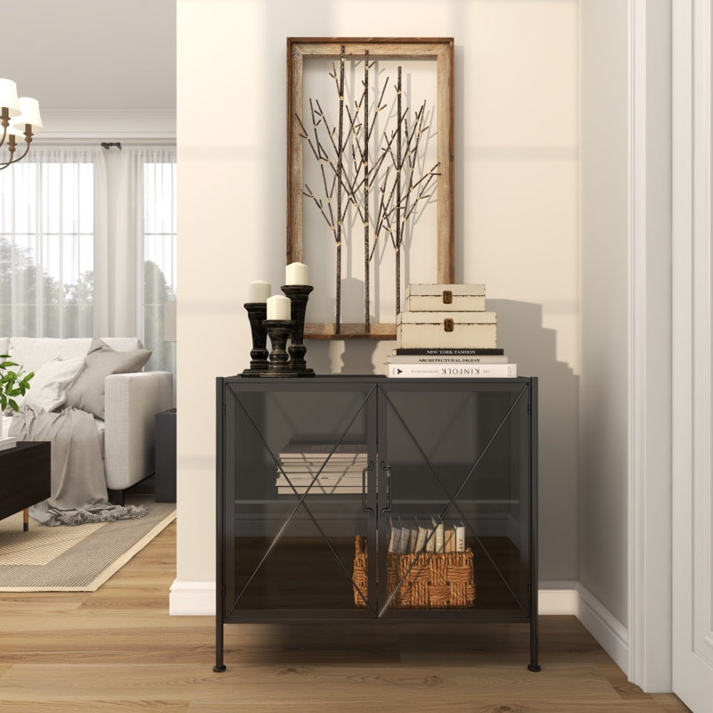 Brown Wood Frame with Metal Tree Wall Decor
