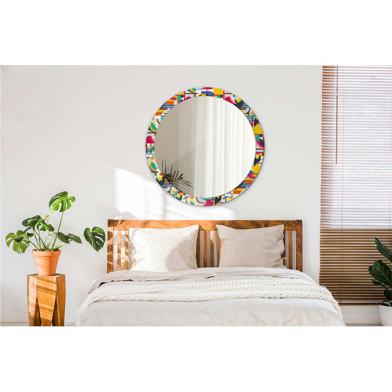 Huldar Glass Flat Wall Mirror