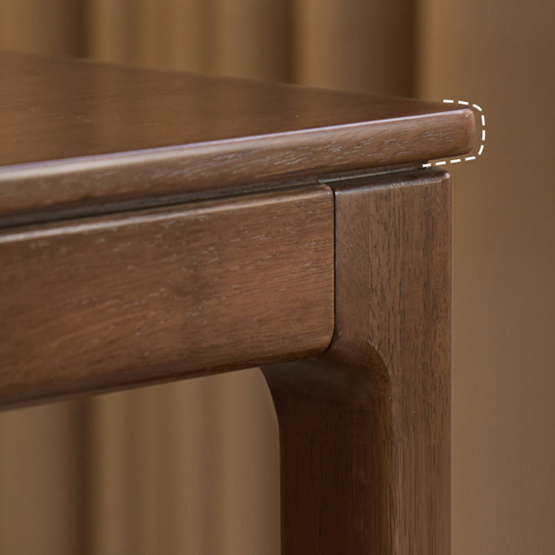 Simple Durable Rubberwood Rectangular Writing Desk, 29.52" H x 55.11" W x 23.62" D