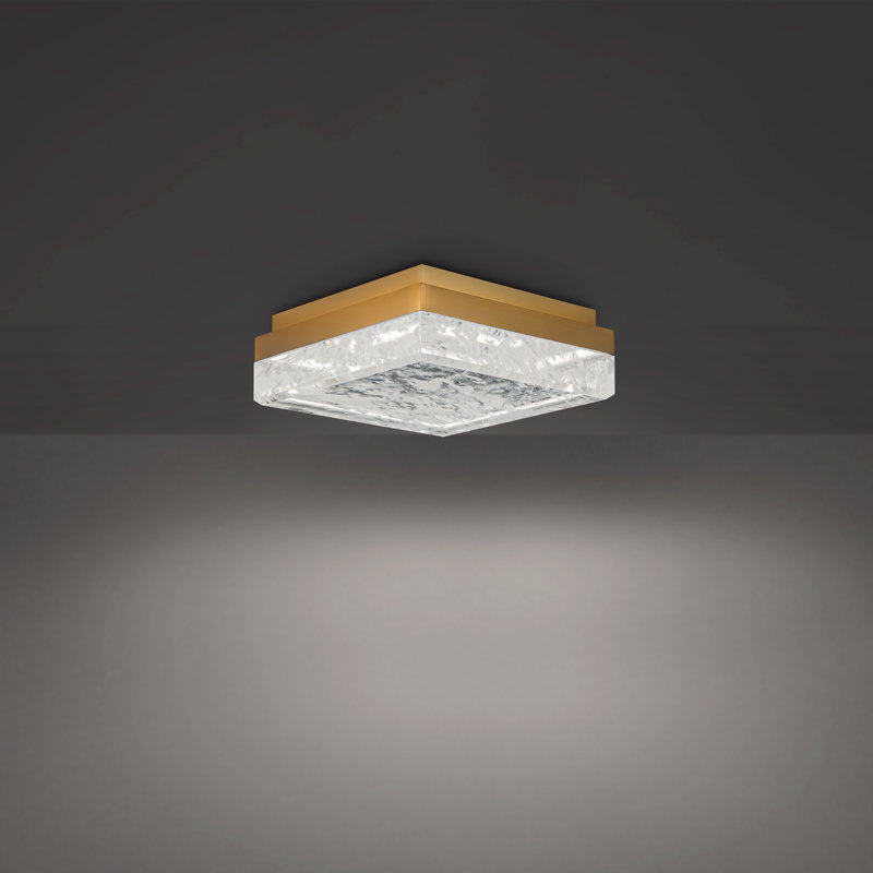 Whisper 1 - Light LED Flush Mount, Aged Brass
