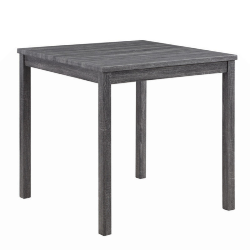 Dereham 5 Pieces Square Counter Height Set , Black Charcoal 