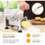 Stainless Steel French Fry Cutter with 1/2 and 3/8 Inch Blades