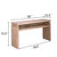 Console 59 po, table console rustique moderne, table d'entrée étroite, table de canapé en bois, table de couloir avec rangement, table console en bois naturel, table d'entrée avec tablette ouverte, console Farmhouse