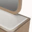 Commode et miroir mural West Kensington - Caramel sel de mer-122004822