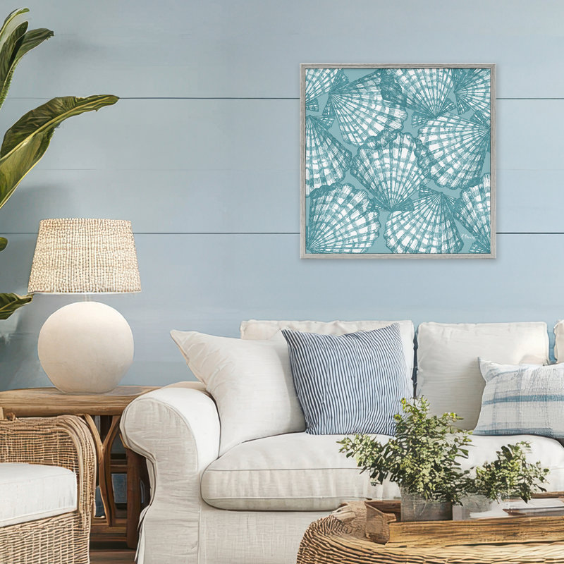 Giclée encadrée par Tropez, Estampe numérique Farmhouse, H 24 po x l 24 po