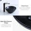 Lavabo vasque ovale 24,5 "x 13,8" Nordic Marble avec bonde escamotable