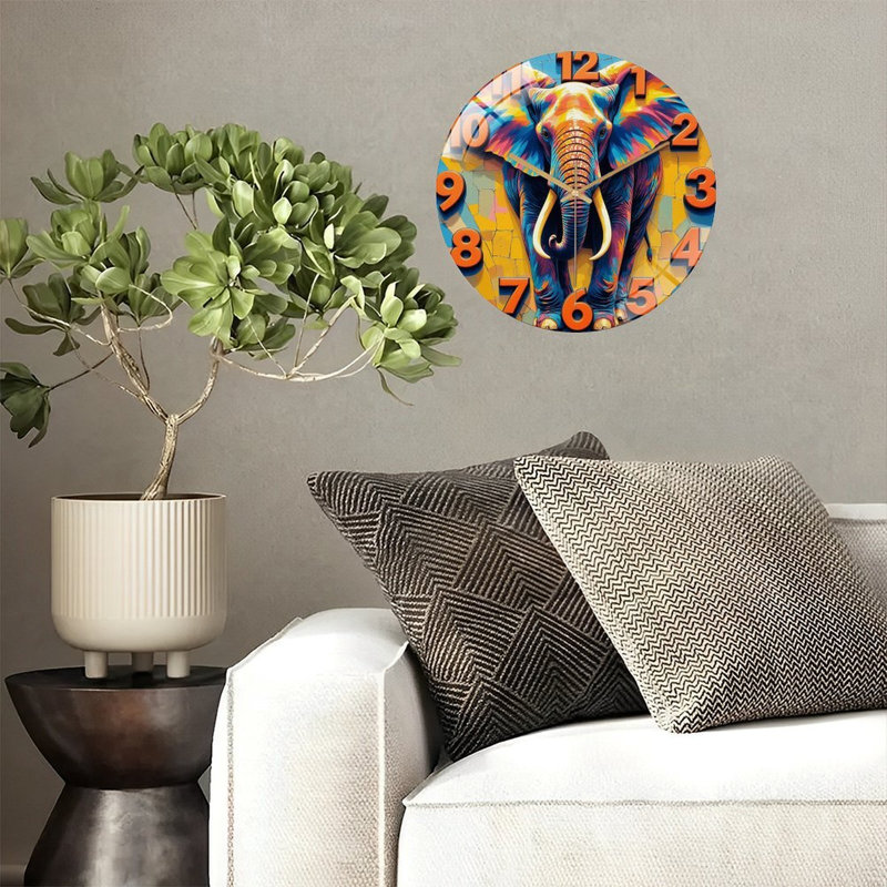 Horloge murale Elephant