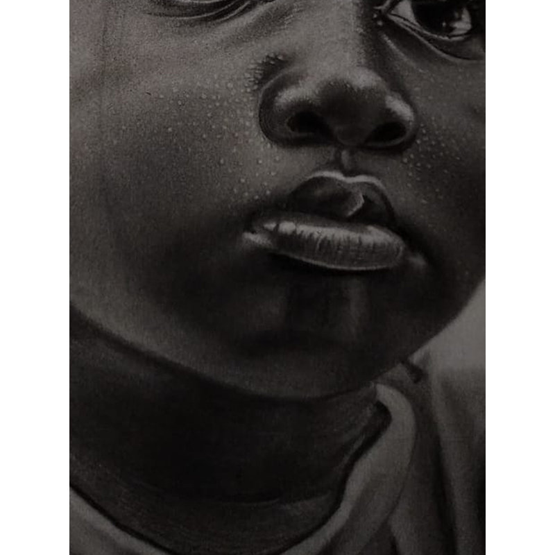 Rempli de tristesse | Gris anthracite et graphite | Par Nidhi