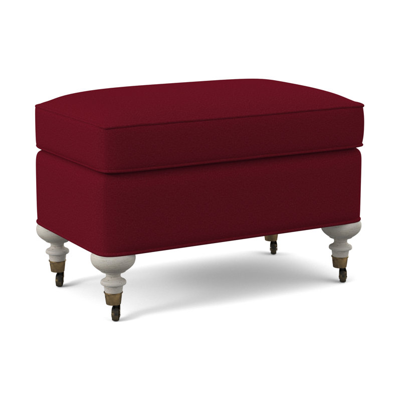 Repose-pieds standard Devan, Rouge Margaret, Bisque